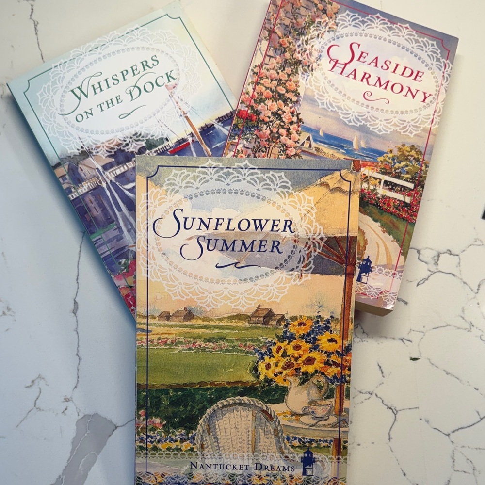 Nantucket Dreams trilogy whisper on the dock, sunflower, summer, seaside harmony